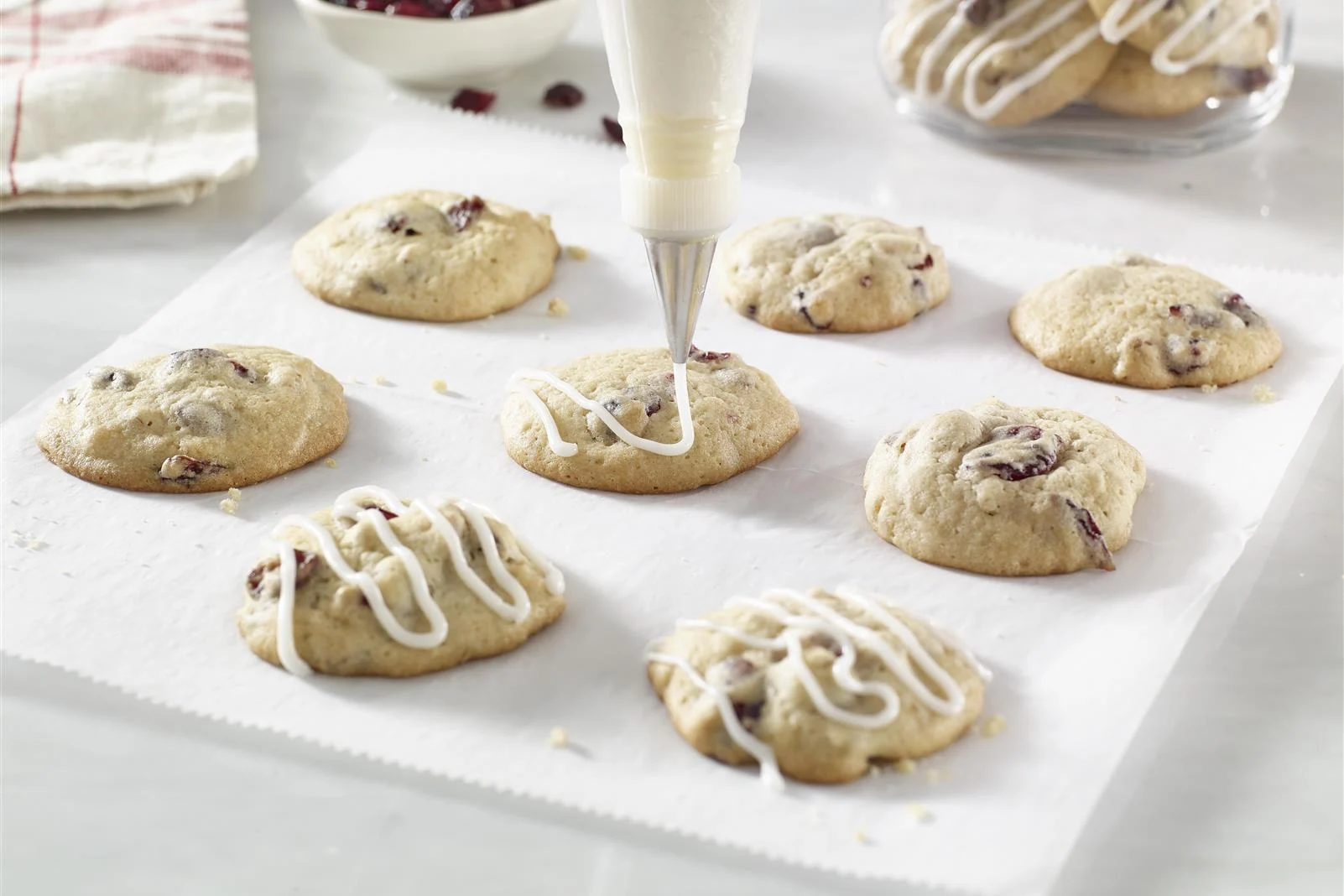 Cranberry and Ginger Cookies
